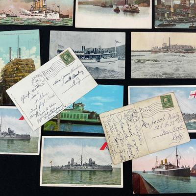 -219- POSTCARD | Assortment Of Miscellaneous Boat Postcards