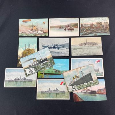 -219- POSTCARD | Assortment Of Miscellaneous Boat Postcards