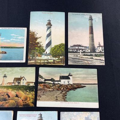 -220- POSTCARD | Assortment Of Light House Postcards