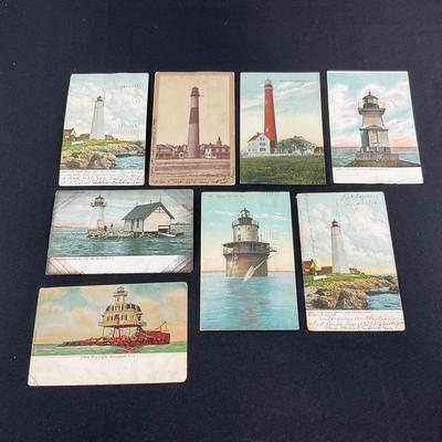 -221- POSTCARD | Assortment Of Light House Postcards
