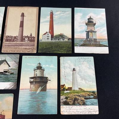 -221- POSTCARD | Assortment Of Light House Postcards