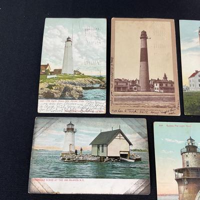 -221- POSTCARD | Assortment Of Light House Postcards
