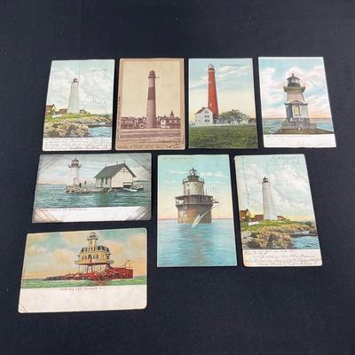 -221- POSTCARD | Assortment Of Light House Postcards