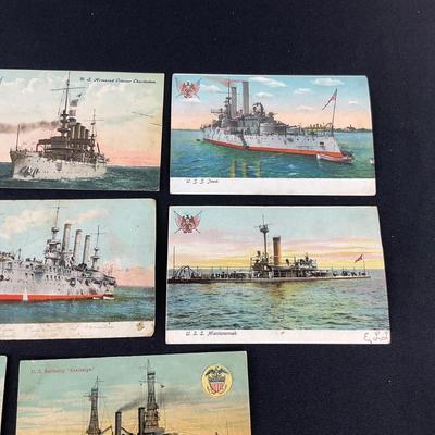 -223- POSTCARD | Assortment Of Military Boat Postcards