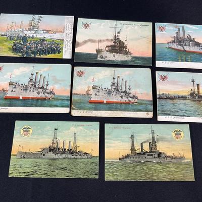 -223- POSTCARD | Assortment Of Military Boat Postcards