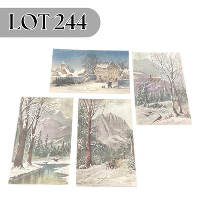 -244- POSTCARD | Assortment Of Germany Christmas Postcards