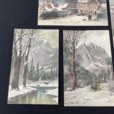 -244- POSTCARD | Assortment Of Germany Christmas Postcards