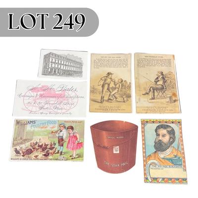 -249- EPHEMERA | Assortment Of Advertising