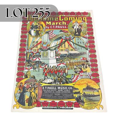 -255- E.T. PAULL | The Homecoming March | Sheet Music
