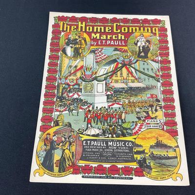 -255- E.T. PAULL | The Homecoming March | Sheet Music