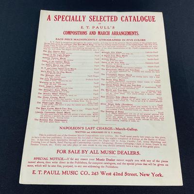 -255- E.T. PAULL | The Homecoming March | Sheet Music