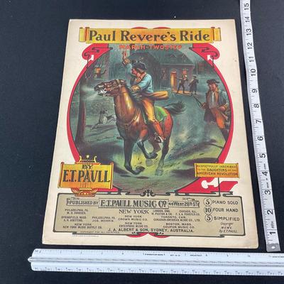 -261- E.T. PAULL | Paul Reveres Ride March & Two Step | Sheet Music