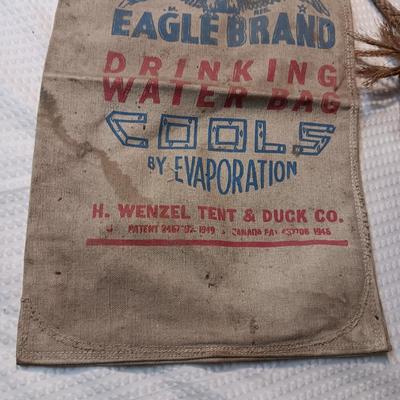 CANVAS EAGLE BRAND WATER BAG