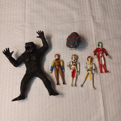 GODZILLA AND OTHER TOY ACTION FIGURES