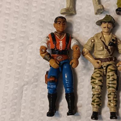 1987 GI JOE ACTION FIGURES 5" TALL