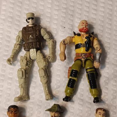 1987 GI JOE ACTION FIGURES 5" TALL