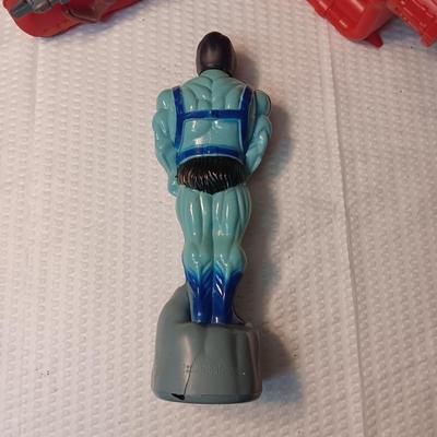 MOTU SKELETOR SOAKIE, ATTACK TRAK VEHICLE AND LASER CANNON ACCESSORY