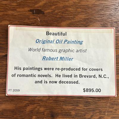 Robert Miller Original Oil Painting (UB1-SF)