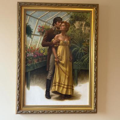 Robert Miller Romantic Original Oil Painting (UB1-SF)