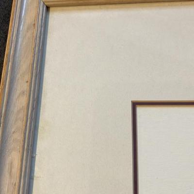 Vintage Carol Grigg Framed Art Print - Native American Woman on Horseback, Southwestern Decor