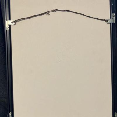 Pair of Vintage Framed Ansel Adams Prints - Oak Tree Snowstorm Yosemite & Oak Tree Sunset City