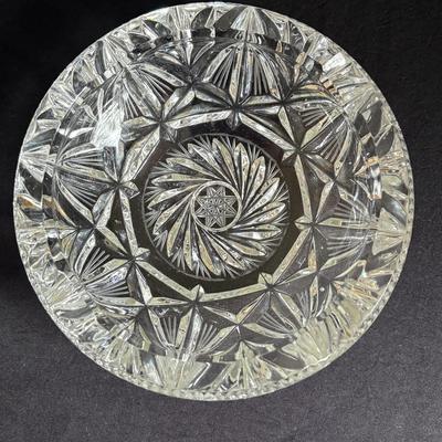 Collection of Vintage Cut Glass Ashtrays (LR-SF)