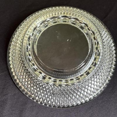 Collection of Vintage Cut Glass Ashtrays (LR-SF)