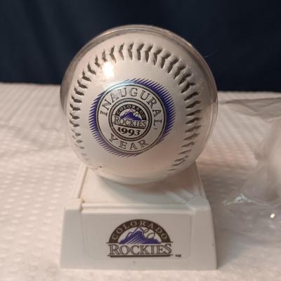 ROCKIES INAUGURAL YEAR AND TIGER STADIUM FINAL GAME BASEBALLS