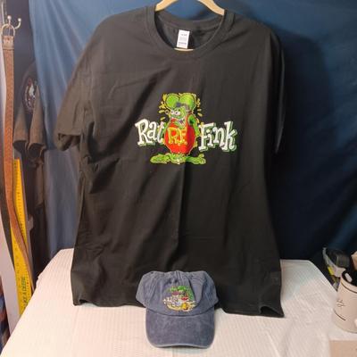 3XL RAT FINK SHIRT AND HAT
