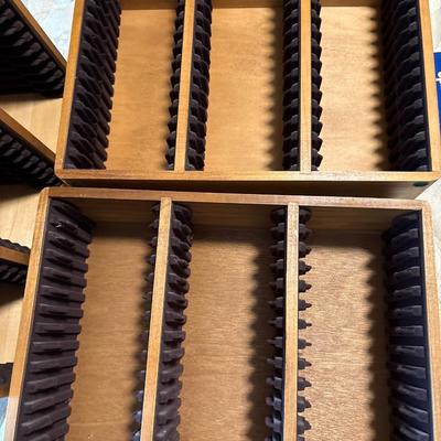 CD holders - wood, very nice