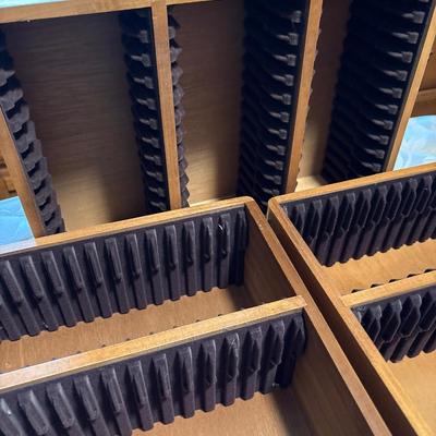 CD holders - wood, very nice