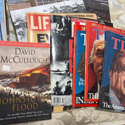 Variety of books & magazines