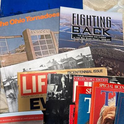 Variety of books & magazines