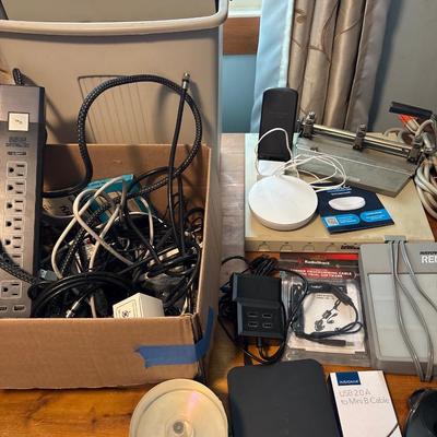 Shredder, power supplies, misc office