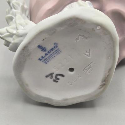 LOT 26L: Lladro Sweet Scent Girl and Mrs. Claus Figurines