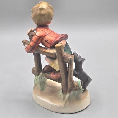 LOT 27L: Vintage Arnart 5th Avenue Hand-Painted Porcelain Figurine and Hummel Figurines
