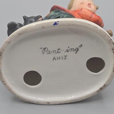 LOT 27L: Vintage Arnart 5th Avenue Hand-Painted Porcelain Figurine and Hummel Figurines