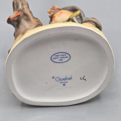 LOT 28L: Vintage Arnart 5th Ave Hand-Painted Porcelain Figurine, Napcoware Figurine, Hummel Figurine, and Lefton Figurine