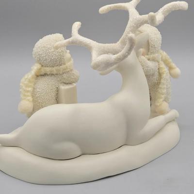 LOT 36L: Department 56 Snowbabies Can Reindeer Really Fly and Girlfriends
