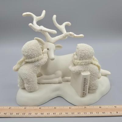 LOT 36L: Department 56 Snowbabies Can Reindeer Really Fly and Girlfriends