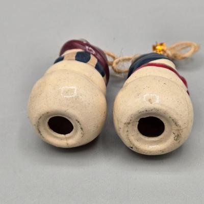 LOT 38L: Lenox Holly Berry Trinket Box, 2008 Danbury Mint Philadelphia Eagles Santa in a Sleigh Ornament, Vintage Napcoware Christmas...