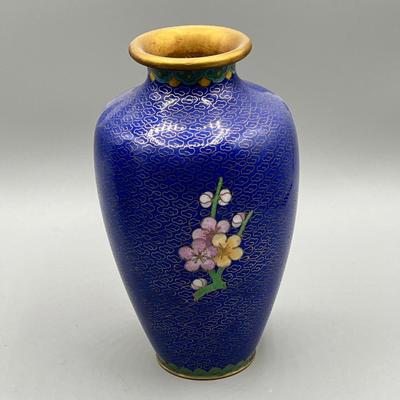 LOT 43L: Three Vintage Cloisonne Vases