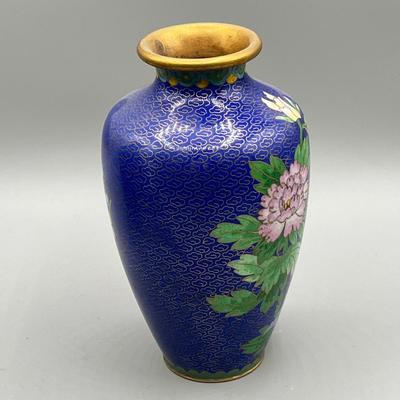 LOT 43L: Three Vintage Cloisonne Vases