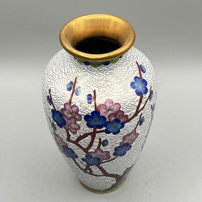 LOT 43L: Three Vintage Cloisonne Vases