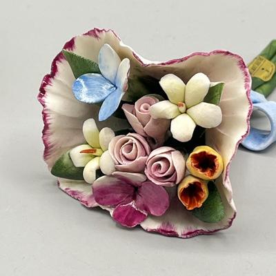 LOT 51L: Porcelain Flowers - Capodimonte and More