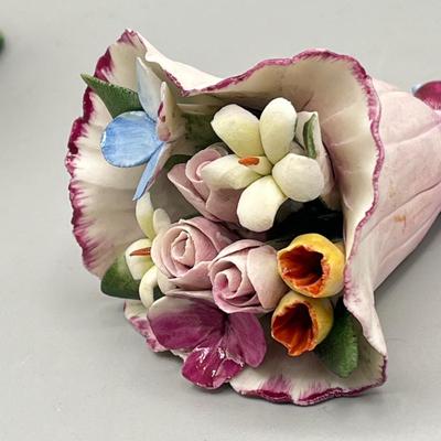 LOT 51L: Porcelain Flowers - Capodimonte and More