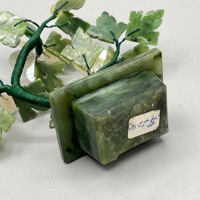 LOT 62L: Stone Floral Arrangement and Assorted Animal Figurines