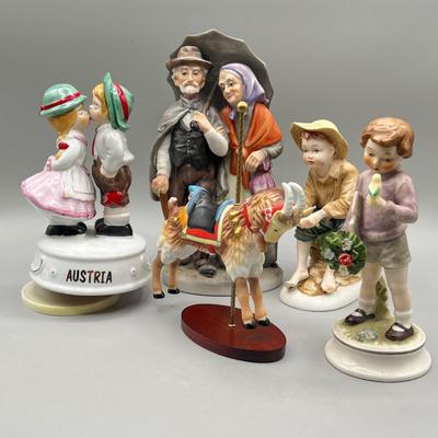LOT 68: Figurine Collection - Lefton, Hummel and More