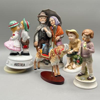 LOT 68: Figurine Collection - Lefton, Hummel and More