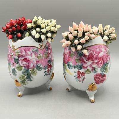 LOT 69L: Ceramic Decor Collection - Vases, Trinket Boxes and More
